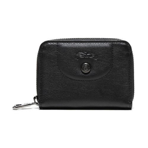 Longchamp/珑骧 女士LEPLIAGECUIR系列羊皮卡包卡夹30001757001