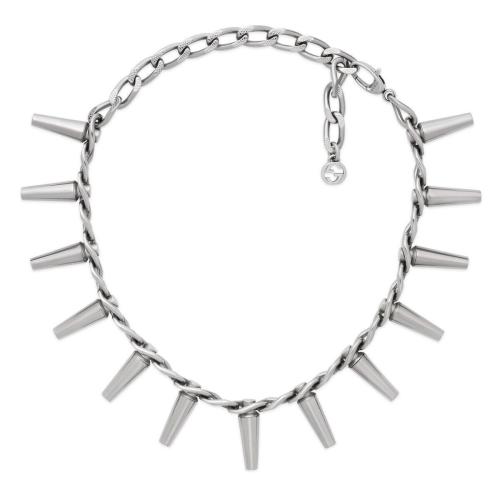 GUCCI古驰 22年秋冬 女士 饰铆钉项链 716746 I4601 0926