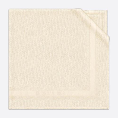  DIOR迪奥 22年秋冬 女士 围巾 D-Oblique 披肩 25DOB140I160_C010