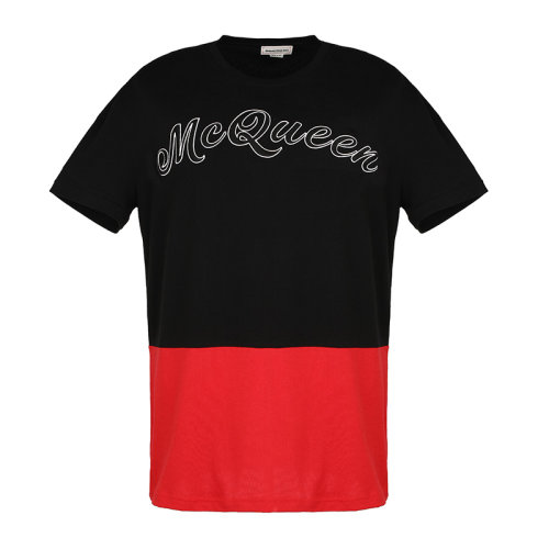 Alexander McQueen/亚历山大麦昆男士短袖T恤650401QQZ72