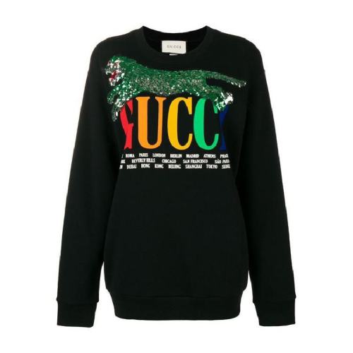  GUCCI/古驰 女士黑色棉质卫衣 469250 X9Y46 1082 PLFSX