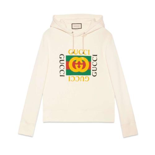  GUCCI古驰 22年秋冬 男士 饰Gucci标识超大造型卫衣 454585 X5J57 9541