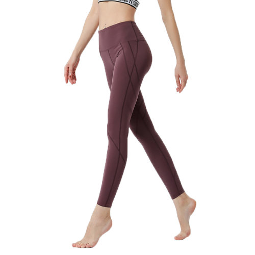 GeleiStory/GeleiStory 新款裸感健身裤女弹力紧身瑜伽裤速干跑步运动长裤女装＞女士裤装＞女运动裤