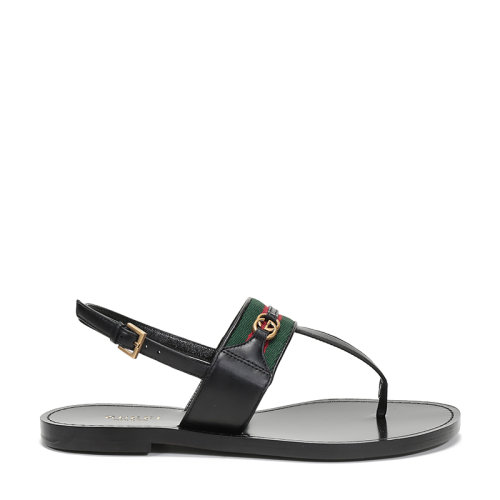 GUCCI/古驰 女士皮革平底凉鞋 624308 DH790