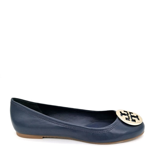 TORY BURCH/ 汤丽柏琦 女士羊皮平底鞋单鞋 靛蓝色 31824 403