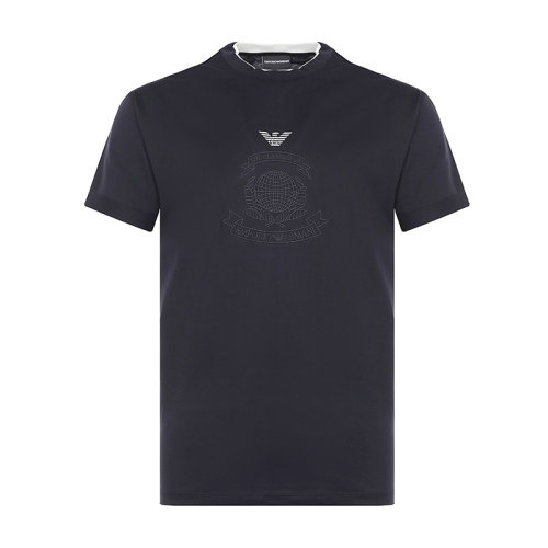 EmporioArmani/安普里奥阿玛尼棉质圆领男士短袖T恤3G1TL91JTUZS909