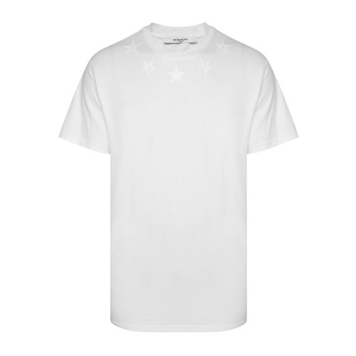 Givenchy/纪梵希 男装 纯棉圆领白色经典男士短袖T恤 短袖 T恤 尺码偏大 t恤男