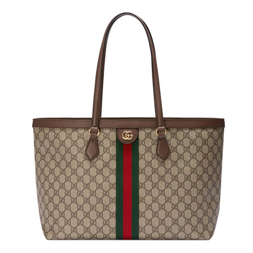 GUCCI/古驰  新款女士Ophidia GG帆布中号手提包 63168596IWB8745