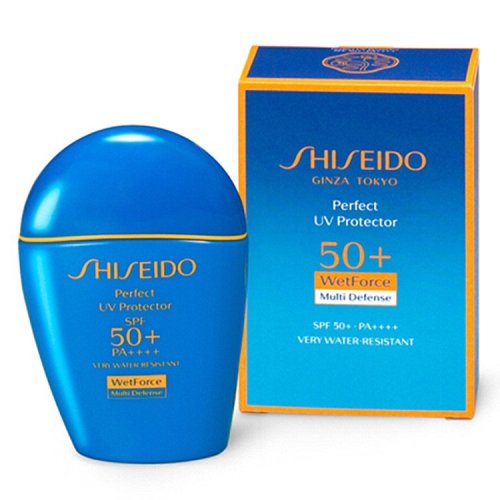 SHISEIDO/资生堂 新艳阳夏臻效水动力防晒霜/蓝胖子防晒乳 SPF50+      50ml