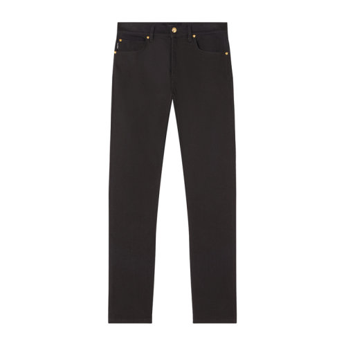 VERSACE/范思哲 男士黑色棉质混纺弹性纤维修身牛仔裤长裤男裤 A81832-1A00908-1D040
