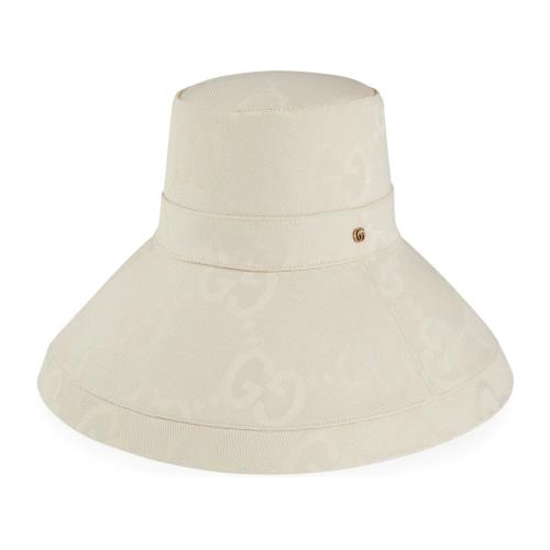  GUCCI古驰 22年秋冬 女士 超级GG宽边帽 701691 3HAI2 9000