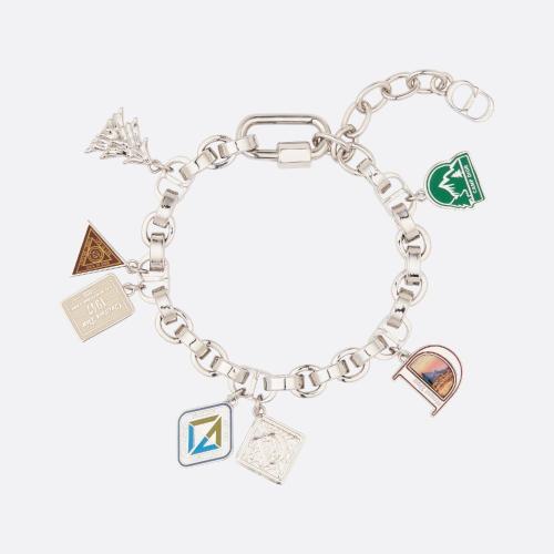  DIOR迪奥 22年秋冬 男士 手镯 吊饰手链 B1601HOMMT_D230