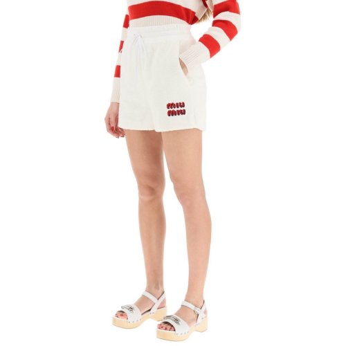  Miu Miu/缪缪 女士白色棉质牛仔裤 MJP274 H39 F0009 PLFSX