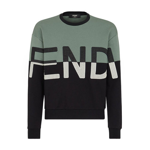 FENDI/芬迪 运动衫 拼色棉质运动衫 男卫衣FAF626A527