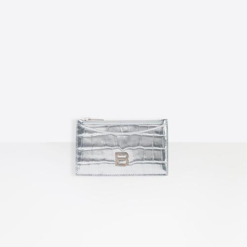  BALENCIAGA巴黎世家 22年秋冬 女士 卡包 HOURGLASS LONG COIN AND CARD HOLDER 6373711S4CY81