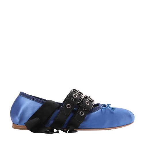 Miu Miu/缪缪 女士绑带式芭蕾舞平底鞋 5F466A_3I5L_F0EKP_F_005