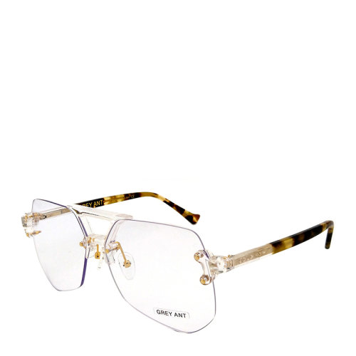 Grey Ant/灰蚂蚁 李承铉同款 不规则 飞行员 蛤蟆镜 中性款 光学镜架 无框 近视 眼镜框 眼镜架 YESWAY 60mm