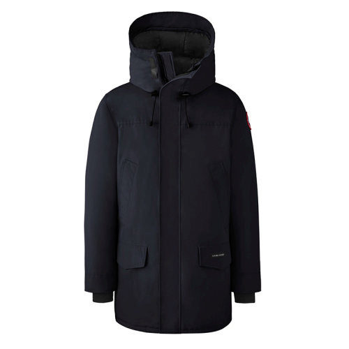 CANADA GOOSE/加拿大鹅   LANGFORD系列 男士海军蓝连帽毛边防风派克大衣2062M-MARINE
