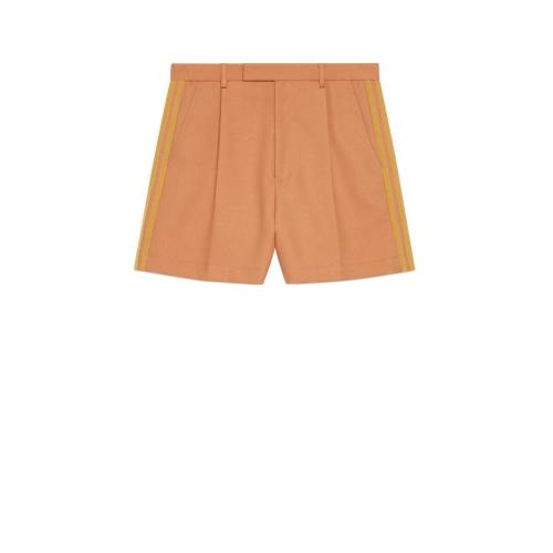  GUCCI古驰 22年秋冬 男士 adidas x Gucci联名系列顺滑粗斜纹布短裤 691437 ZAJRT 2190