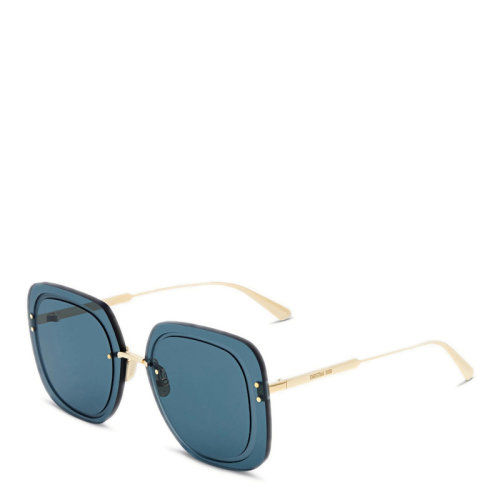 DIOR 迪奥 女士 蓝色方形镜框太阳镜 女士太阳镜 ULTDSUR-B0B0
