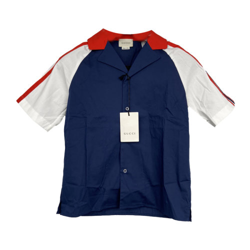 Gucci古驰  短袖短款大童衬衣