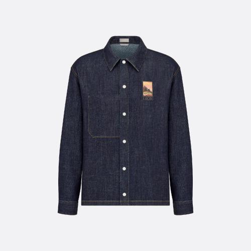  DIOR迪奥 22年春夏 男士 夹克 DIOR AND JACK KEROUAC 外套衬衫 033D490H214X_C587