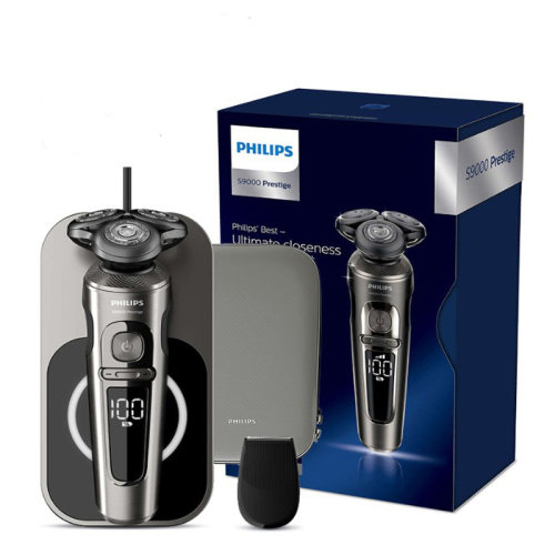 Philips/飞利浦 电动剃须刀S9000荷兰进口 多功能理容刮胡刀 全身水洗 SP9860