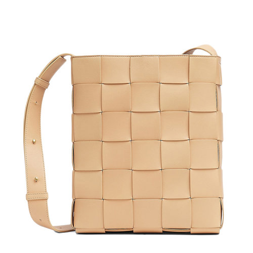 Bottega Veneta/葆蝶家 CASSETTE羊皮邮差斜挎包 649601 VMAY1