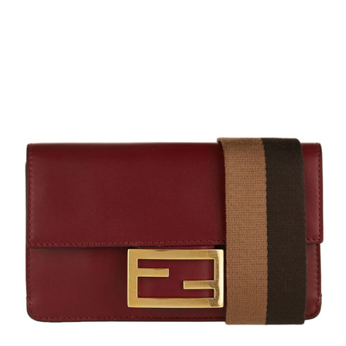 FENDI/芬迪 Baguette系列女士牛皮徽标按扣时尚迷你单肩包斜挎包女包 8BS039-AAIW 多色可选