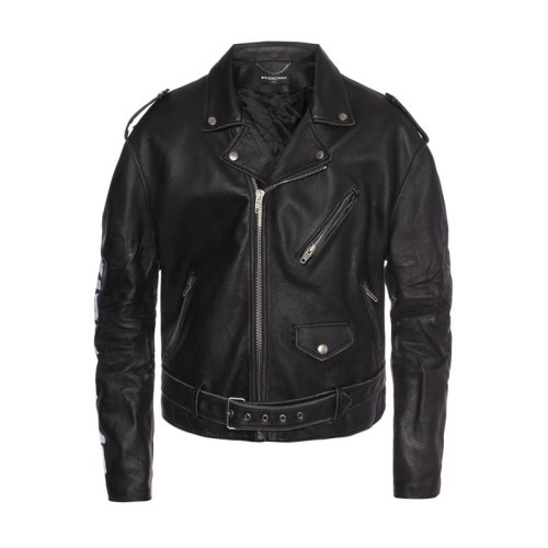 Balenciaga/巴黎世家 男士黑色时尚休闲夹克 485711 TWH15 1000