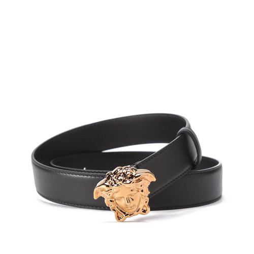 VERSACE/范思哲【22年新款】男士牛皮LA MEDUSA美杜莎板扣式皮带腰带 DCU4747 DVTP1