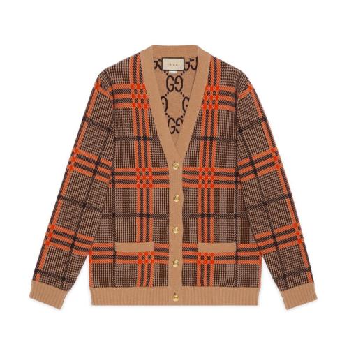  GUCCI古驰 22年秋冬 女士 双面针织羊毛开衫 699872 XKCFX 2365