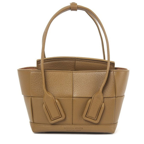 Bottega Veneta/葆蝶家 女士 女包 橡果色皮革时尚手提包单肩包 600606VA9817745