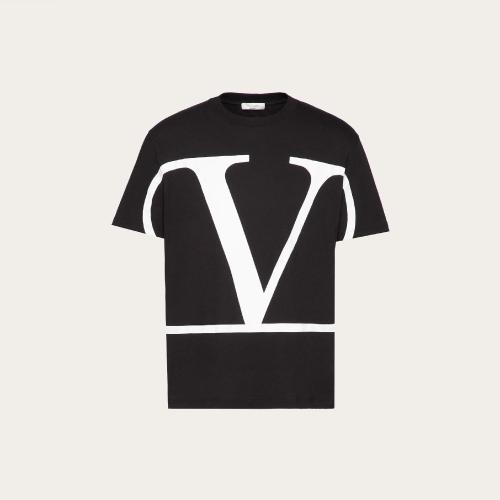  VALENTINO华伦天奴 22年秋冬 男士 短袖T恤 T-SHIRT VLogo Signature XV3MG02T5F60NI 预定商品1-3周发货
