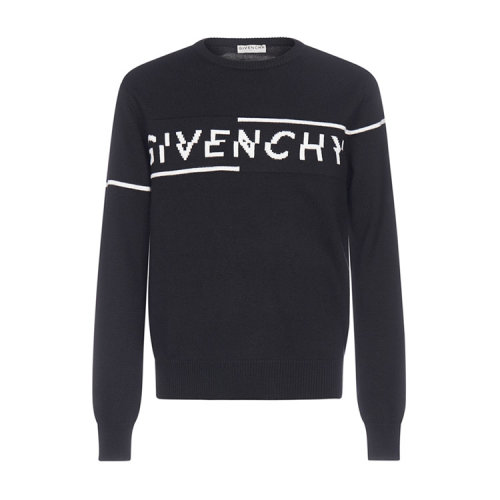 Givenchy/纪梵希 20年秋冬 百搭 男性 黑色 男士针织衫/毛衣 BM90B44Y5D004