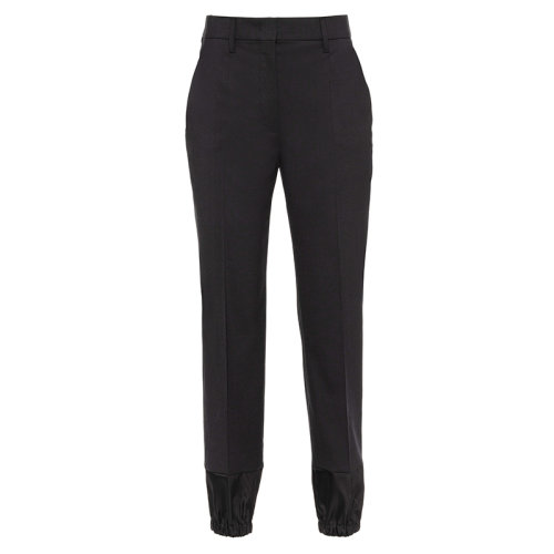 PRADA/普拉达 秋冬 女士黑色弹力色织席纹绸长裤P286E_1ZE1_F0806_S_212