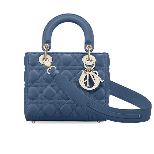 DIOR/迪奥 经典款Lady Dior勋章款 女士五格小羊皮单肩手提包 （4色可选）