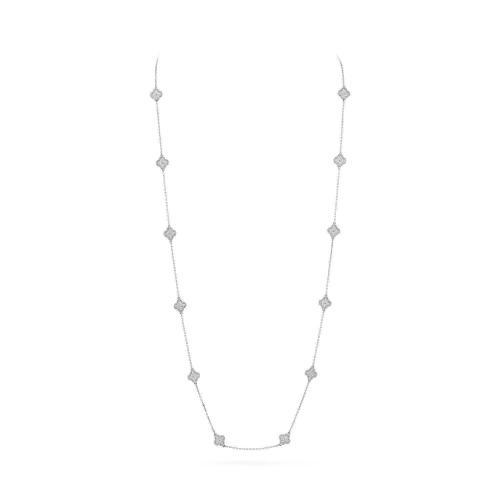 VCA梵克雅宝 22年秋冬 女士 项链 Sweet Alhambra长项链,16图案 VCARO85A00 预定商品2-8周发货