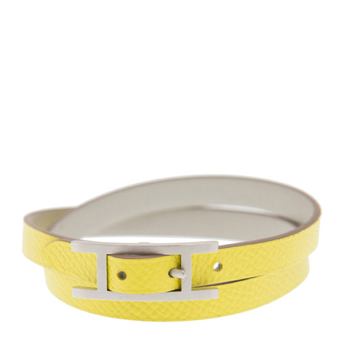 HERMES/爱马仕 女士 配饰 黄色皮革细腰带 女士腰带 BEHAPIDTUC980SSL