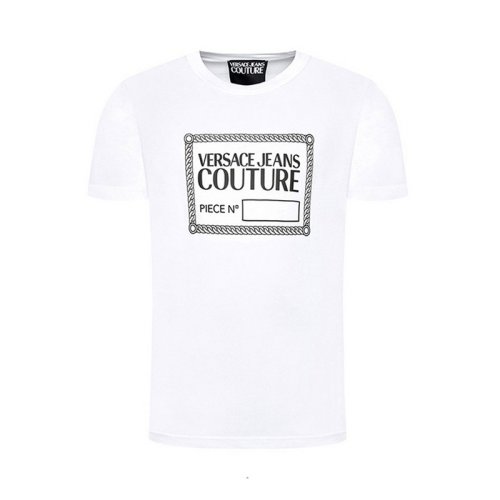  VERSACE JEANS COUTURE 男士印花棉质短袖T恤 71GAHT13 GJ00T 003 PLFSX