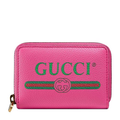GUCCI 古驰   女士牛皮LOGO印花零钱包晚宴包手拿包