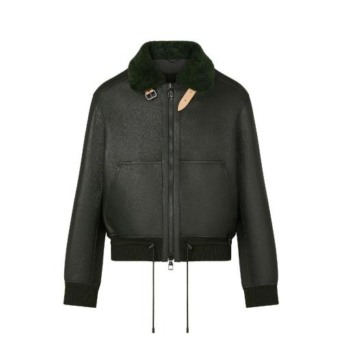  LV路易威登 22年秋冬 男士 夹克 Blouson aviateur en cuir 1A8WVR 1A8WVS 1A8WVT 1A8WVU 1A8W 预定商品2-6周发货