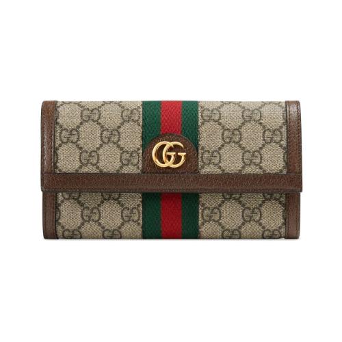  GUCCI古驰 22年秋冬 女士 Ophidia系列GG长款钱包 523153 96IWG 8745 预定商品2-6周发货