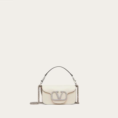  VALENTINO华伦天奴 22年秋冬 女士 单肩包 PETIT SAC PORTé éPAULE LOCò A_VEC LOGO BIJOU