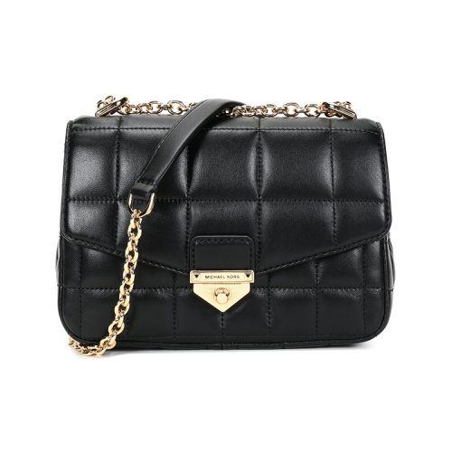 【高圆圆同款】Michael Kors/迈克·科尔斯  MK女包 专柜同款 SOHO系列小号羊皮革手提单肩斜挎包 30H0G1SL1T