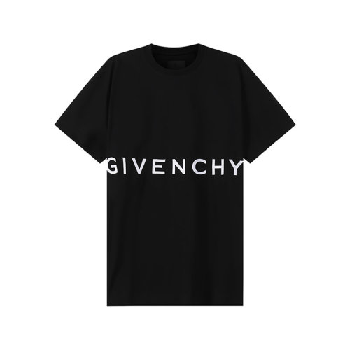 Givenchy/纪梵希 【22春夏新款】 男士棉质宽松版圆领短袖T恤4G LOGO刺绣 BM71543Y6B