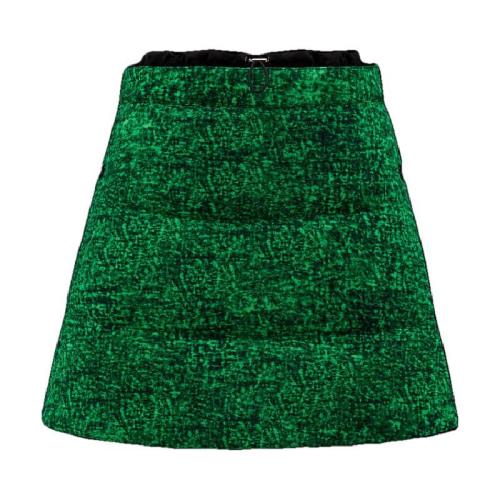  MONCLER蒙可蒙克莱 22年秋冬 女士 半身裙 印纹棉质A字半裙 H209E2D00002M163183D