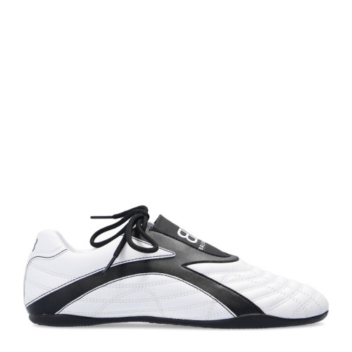 Balenciaga/巴黎世家女士纯色皮革经典字母徽标印花装饰系带休闲鞋运动鞋平底鞋低帮鞋单鞋女鞋 617539-W2CG1 多色可选