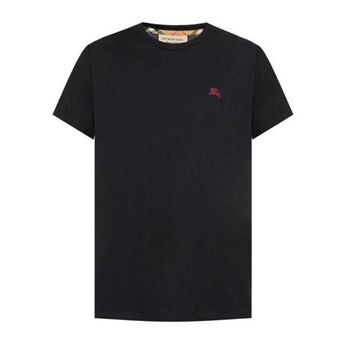  BURBERRY/博柏利 男士黑色棉质短袖T恤 80038281 PLFSX