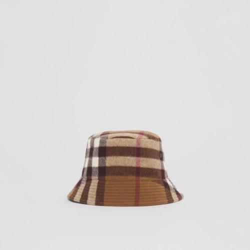  BURBERRY 22年秋冬 男士 格纹羊毛渔夫帽 80489291